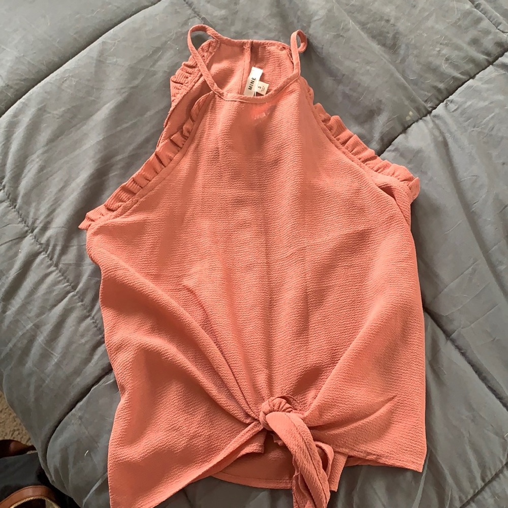 Pink crop tank